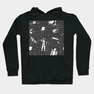 Hand Drawn Cosmic Objects | Urban Finery Hoodie